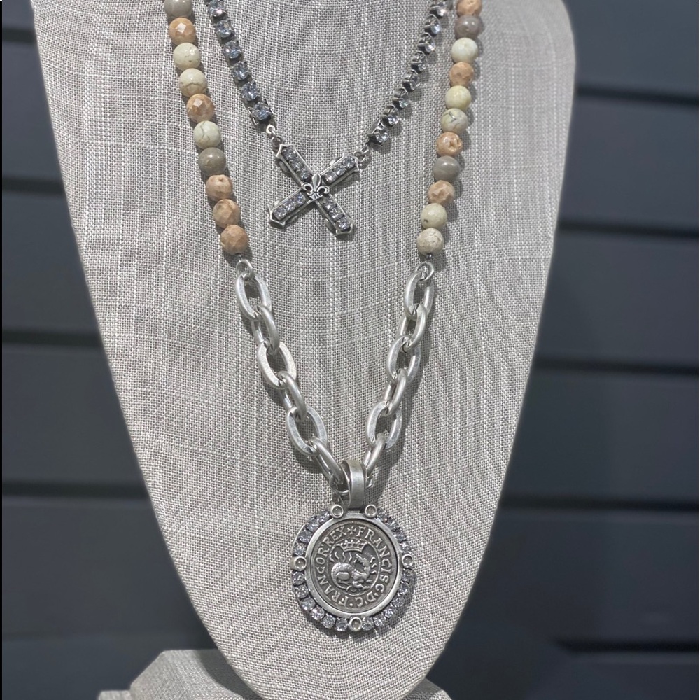 French Kande Sunrise Drago Necklace